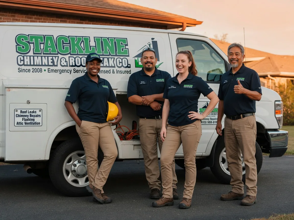 Chimney flashing repair company in Fairview, MI